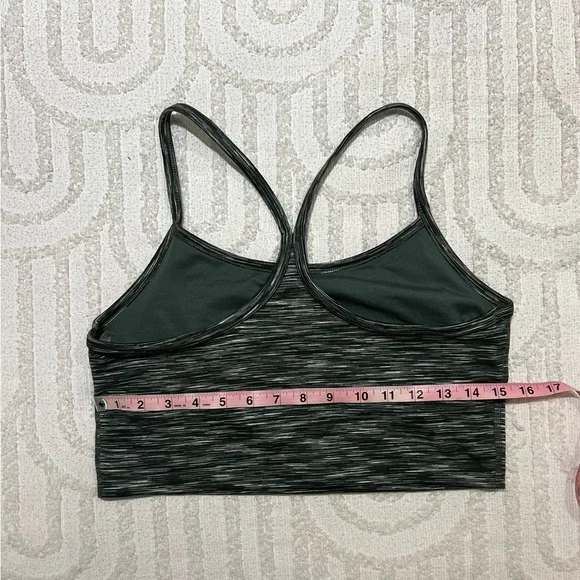 Aerie ROYAL PALM The Hugger Ombre Racerback Sports Bra - Picture 6 of 10
